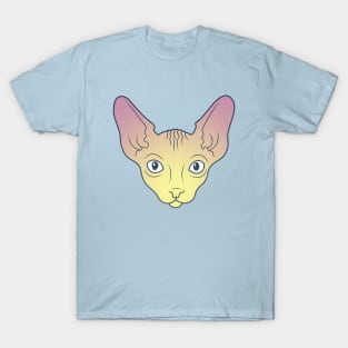 Yellow Sphynx Cat T-Shirt